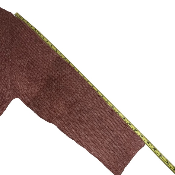 WAYF Marley Tulip‎ Back Mock Turtleneck Sweater Pink/Mauve Women’s Size XL NWT - Picture 9 of 13